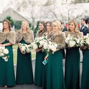 Women’s fur shawl. Universal size and never used!